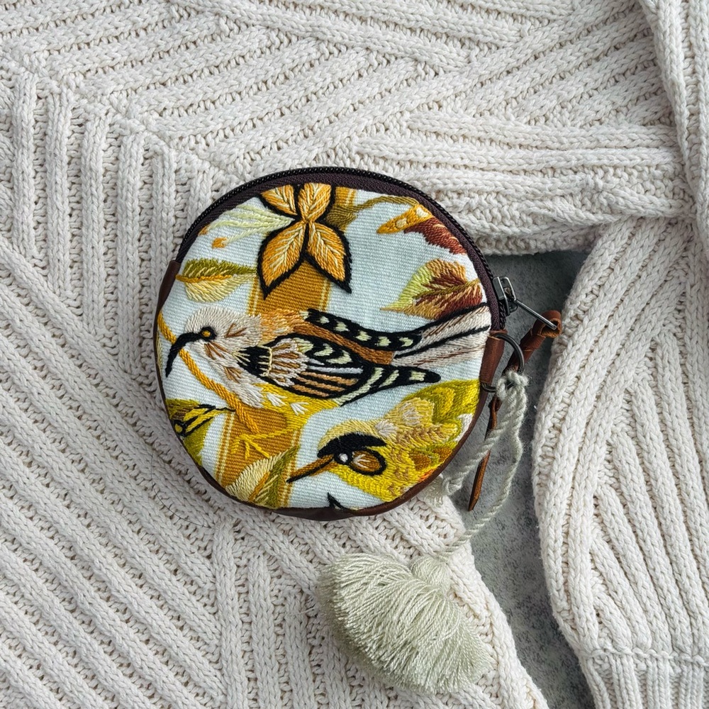 RESERVED Nena & Co. Custom Circle Coin Purse
